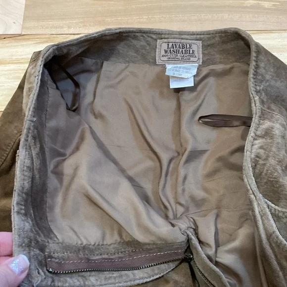 Vintage Brown Suede Pants - Picture 14 of 17